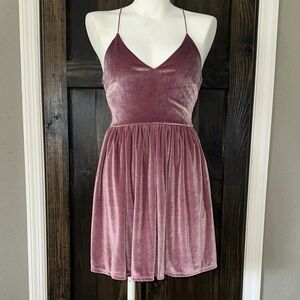 Forever 21 Velvet Mini Dress NWOT Size Small